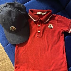 Moncler shirt in hat 2t
